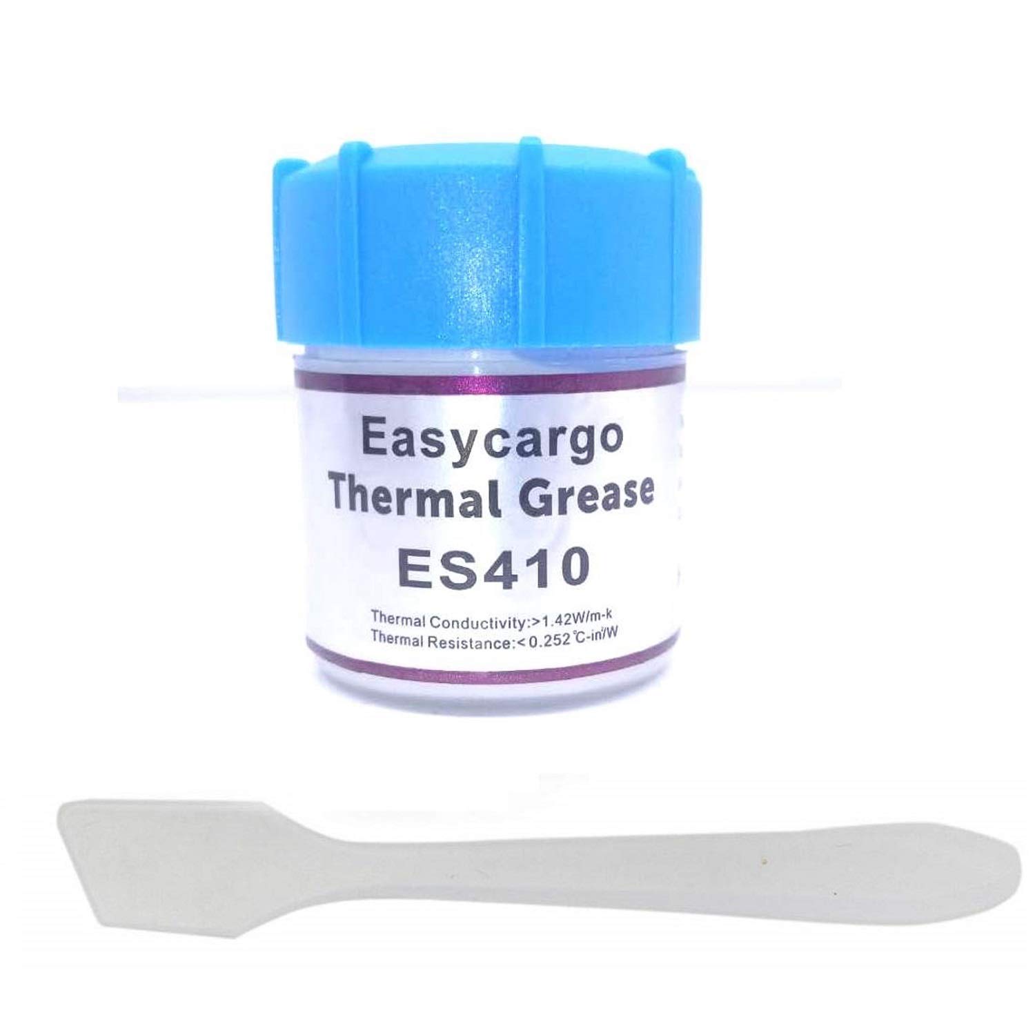 Easycargo 20gr Thermal Paste Kit Conductive Grease Heatsink White Silicone Carbon Compound For Cooling Heat Sink Interface Cpu Gpu Vga Led