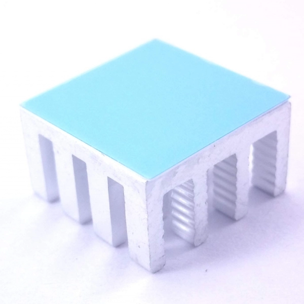 14mm heatsink aluminum with pre applied thermal conductive adhesive tape