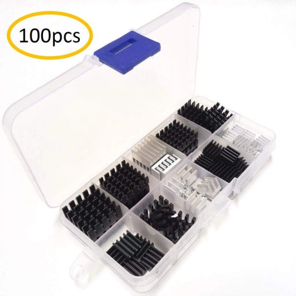100pcs Heatsink Assortment Kit