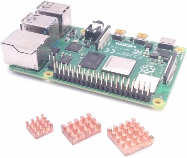 Raspberry Pi 4 Copper Heatsink Kit - Easycargo