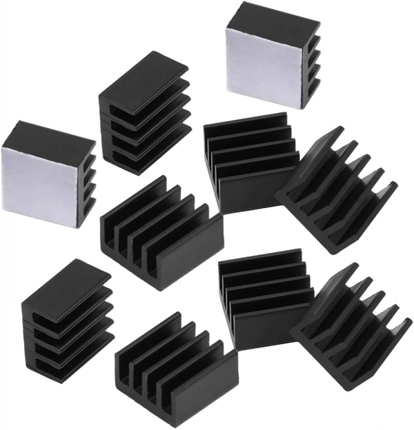 Raspberry Pi 4 B, 3 B+ Heatsink Kit Aluminum