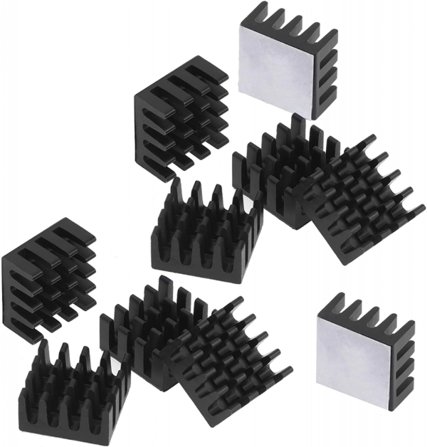 Raspberry Pi 4 B, 3 B+ Heatsink Kit Aluminum