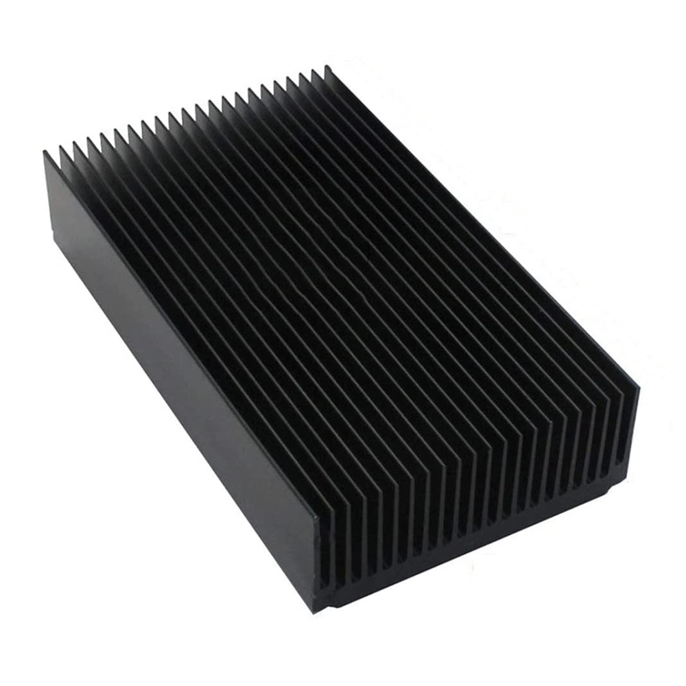 120mm Aluminum Heatsink Kit 120mm x 69mm x 27mm, Large Cooling Cooler Aluminum Heat Sink for Cooling Electronics Cases WiFi Router LED Module