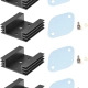 4 Packs to-3 Heatsink Insulator/Mounting kit (Screw+Washer+Bushing+Insulator), to-3 Heat Sink Insulator Mounting Kit for MOSFET Transistor Voltage