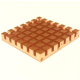 Copper heatsink 28x28mm